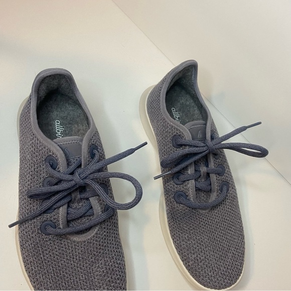 Allbirds Heather Blue Tree Runners Women’s Sneakers - Picture 7 of 8